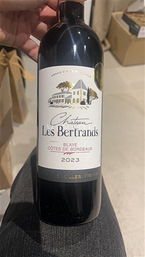 Bordeaux Blaye-Côtes-de-Bordeaux Château Les Bertrands 2023