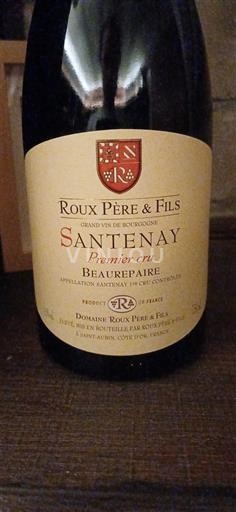 Burgundy Santenay Premier Cru Roux Père & Fils Beaurepaire 2020