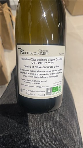Valle del Rodano Côtes-du-rhône-villages Château Rochecolombe Viognier 2023