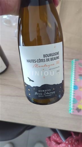 Bourgogne Hautes Côtes de beaune Domaine Boris Champy Montagne 382 2022