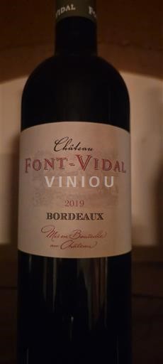 Burdeos Bordeaux Château Font-Vidal 2019