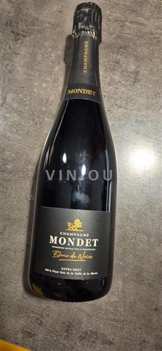 Champagne Sâm-panh Mondet Blanc de Noirs Không niên vụ