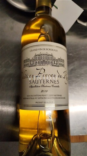 Bordeaux Sauternes Château Pineau du rey 2019