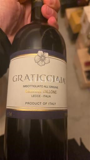 Apúlia Susumaniello Salento Agricole Vallone Graticciaia 2008