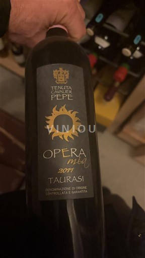 Campania Taurasi Tenuta Cavalier Pepe Opera Mia 2011