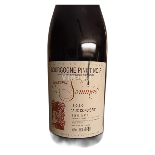 Borgoña No especificado Vignoble de Somméré Aux Concises 2020