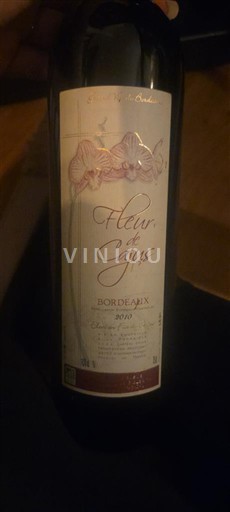 Burdeos Bordeaux Fleur de Cajus 2021