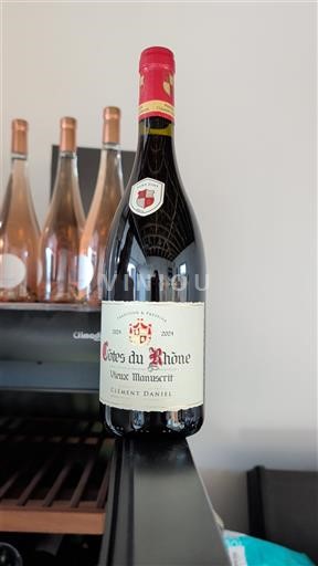 Thung lũng Rhône Côtes-du-rhône Clément Daniel Vieux Manuscrit 2024