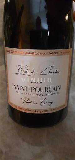 Dolina Loare Saint-Pourçain Domaine Billaud-Chambon Pinot noir-Gamay Neleten.