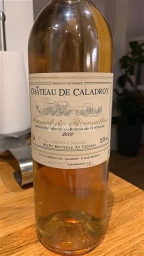 Roussillon Muscat de Rivesaltes Château Caladroy 2000
