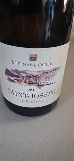 Rhône-dalen Saint-Joseph Domaine Stéphane Ogier Le Passage 2018
