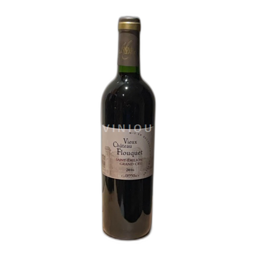 Bordeaux Saint-Émilion Vieux Château Flouquet 2016