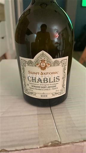 Burgundsko Chablis Domaine Saint-Antoine 2022