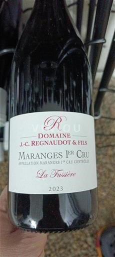Бургундія Маранж Premier Cru Domaine J.C. Regnaudot & Fils La Fussière 2023