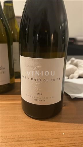 Vinhos Blanc sec Les Vignes du Puits Bardi d'Alquier 2023 França Languedoque Faugères AOC