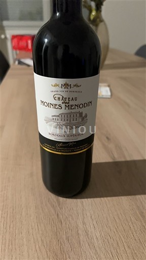 Bordeaux Bordeaux Supérieur Château Moines Menodin 2020