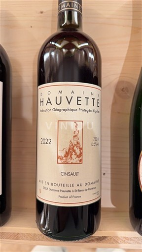 Alpy a Rhonské oblasti Alpilles Domaine Hauvette Cinsault 2022