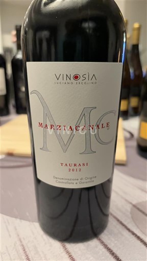 Campania Taurasi Vinosia Marziacanale 2012