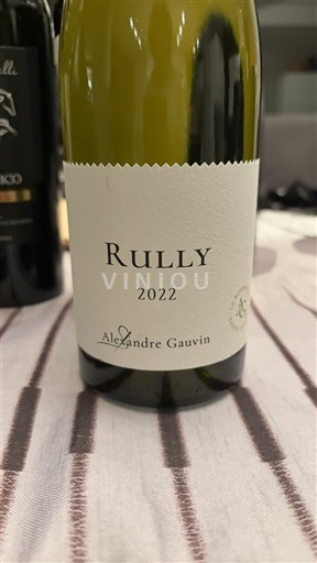 Bourgogne Rully Alexandre Gauvin 2022