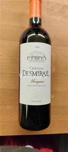 Bordo Margaux Grand Cru Château Smirail 2020