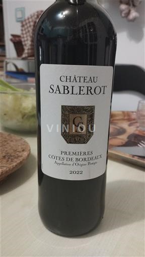Bordeaux Premières Côtes de Bordeaux Château Sablerot 2022