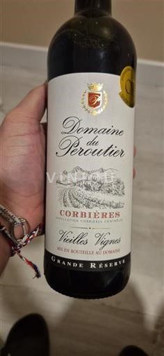 Wijnen Rouge sec Vieilles Vignes Grande Réserve Domaine Péroutier 2022 Frankrijk Languedoc Corbières AOC