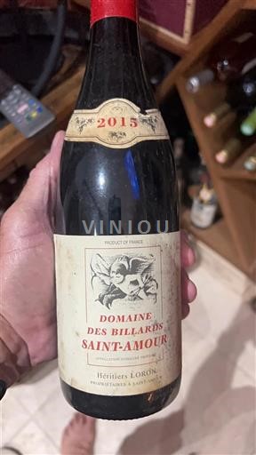 Beaujolais Saint-Amour Domaine S Billards 2015