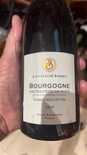 Bourgondië Hautes Côtes de Nuits Jean-Claude Boisset Dames Huguettes 2018