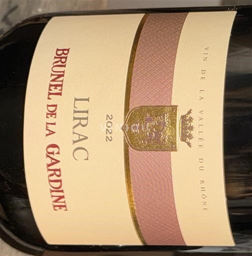 Vallée du Rhône Lirac Brunel de la Gardine 2022