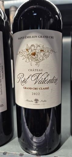 Bordeaux Saint-Émilion Grand Cru Grand Cru Château Rol Valentin 2022