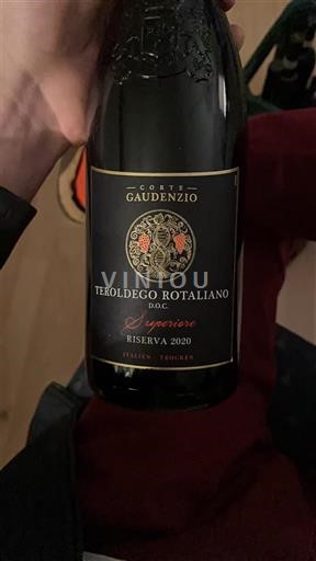 Trentino-Alto Adige Teroldego Rotaliano Corte Gaudenzio Superiore Riserva 2020