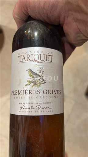 Jugozahod Côtes de Gascogne Domaine Tariquet Premières Grives 2014