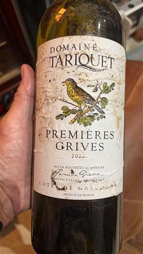 Jugozahod Côtes de Gascogne Domaine Tariquet Premières Grives 2020