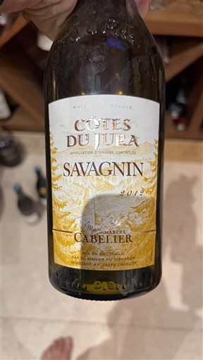 Jura Côtes-du-jura Marcel Cabelier Savagnin 2012