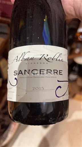 Loire Valley Sancerre Alban Roblin 2015