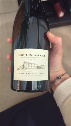 Beaujolais Moulin-à-vent Château Cercy 2016
