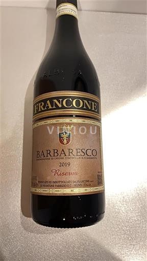 Piedmont Barbaresco Francone Riserva 2019