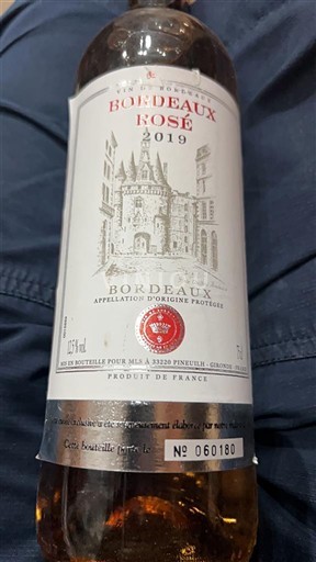 Bordeaux Bordo rose La Perle de Bordeaux 2019