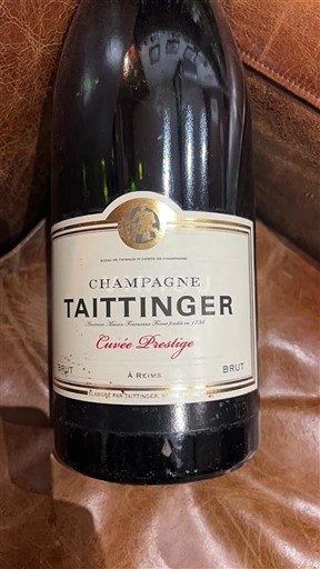 Rượu vang sủi bọt Blanc brut Cuvée Prestige Taittinger Non millésimé Pháp Champagne Sâm-panh AOC