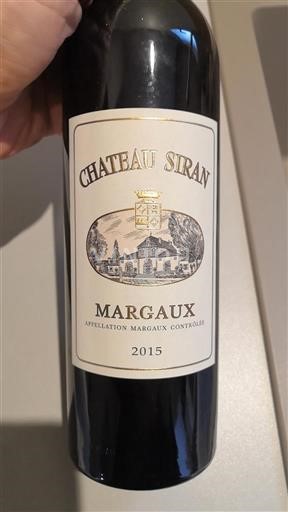 Bordeaux Margaux Château Siran 2015