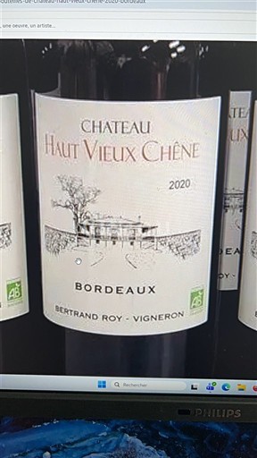 Bordeaux Château Haut Vieux Chêne 2020