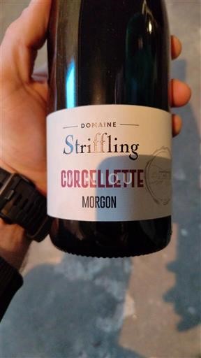 Beaujolais Morgon Domaine Striffling Corcelette 2019