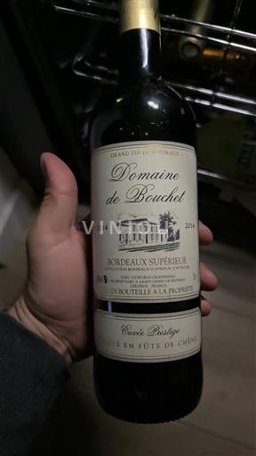 Burdeos Bordeaux superior Domaine Bouchet Prestige 2014
