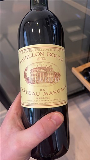 Bordeaux Margaux Château Margaux Pavillon Rouge 1992