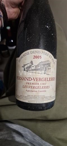 Bourgogne Pernand-vergelesses Premier Cru Domaine Nis Père et Fils Les Vergelesses 2005