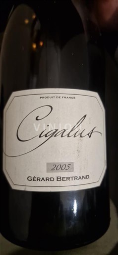 Languedoque Não especificado Gérard Bertrand Cigalus 2005