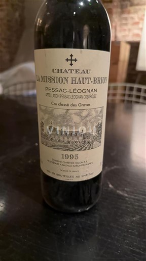 Bordeaux Pessac-Léognan Cru Classé des Graves Château La Mission Haut-Brion 1995