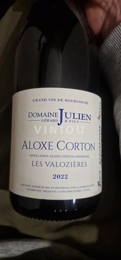 Borgonha Aloxe-Corton Domaine Julien Gérard & Fils Les Valozières 2022