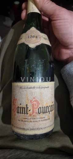 Vin Blanc demi-sec Union des Producteurs de Saint-Pourçain 1984 France Vallée de la Loire Saint-Pourçain AOC