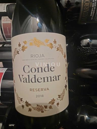 La Rioja Rioja Conde Valdemar Reserva 2018